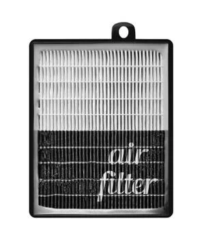 High efficiency air filter for HVAC system. new and used filter Foto stock