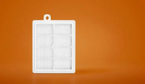 High efficiency air filter for HVAC system. new filter. Taking care of human  Stock Photos