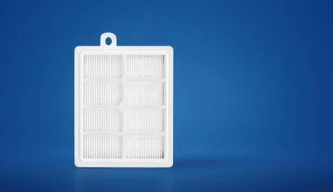 High efficiency air filter for HVAC system. new filter. Taking care of human  Stock Photos