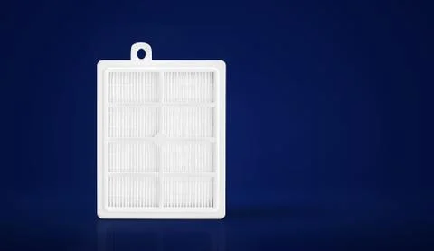High efficiency air filter for HVAC system. new filter. Taking care of human  Stock Photos