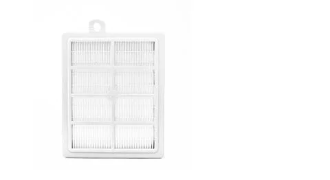 High efficiency air filter for HVAC system. new filter. Taking care of human  Stock Photos