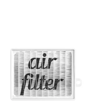High efficiency air filter for HVAC system. new and used filter Stock Photos