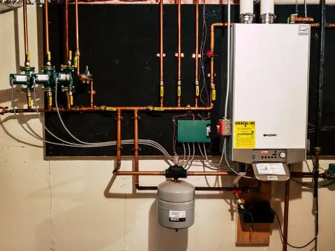 High efficiency boiler Stock Photos