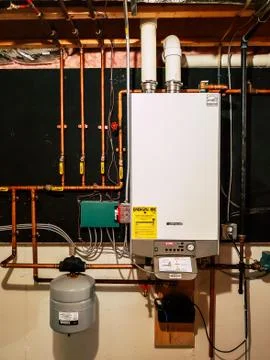 High efficiency boiler Stock Photos