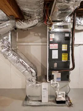 High efficiency furnace Stock Photos