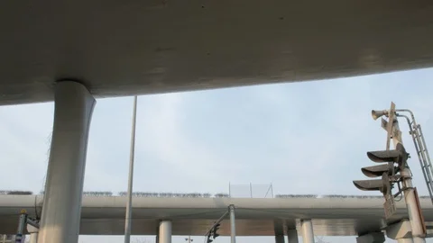 The high elevated of shanghai and blue sky sky in the afternoon Stock Footage 95836455