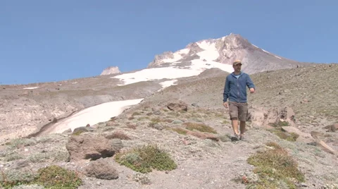 High Elevation Hike on Mountain 2 Video stock 41757981