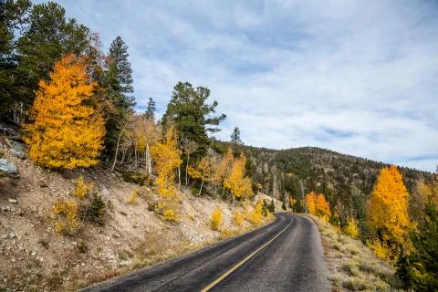 High elevation road through Great Basin National Park Stock-Fotos