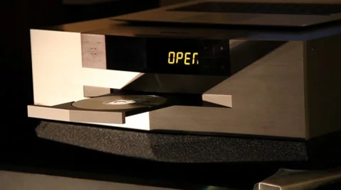 High end cd player Stock Footage 7760190