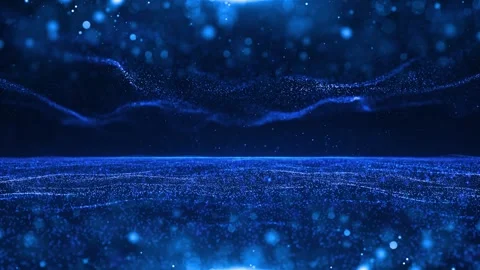 High-end elegant blue award ceremony stage background material Stock Footage 333609410