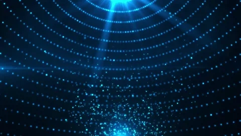 High-end elegant blue award ceremony stage background material Stock Footage 333609433