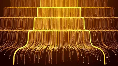 High-end elegant red and gold award ceremony stage background material Stock Footage 334029498