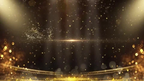 High-end elegant red and gold award ceremony stage background material Stock Footage 334029515