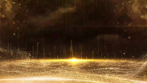 High-end elegant red and gold award ceremony stage background material Stock Footage 334029551