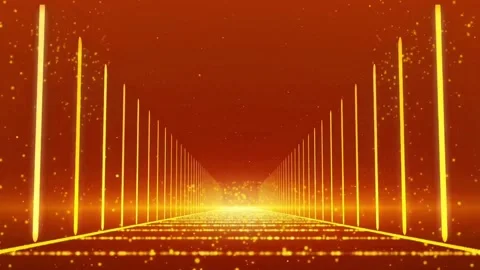 High-end elegant red and gold award ceremony stage background material 스톡 동영상 334029567