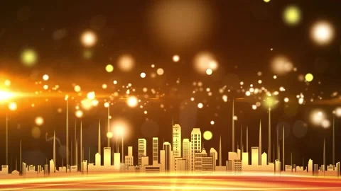 High-end elegant red and gold award ceremony stage background material Stock Footage 334029574