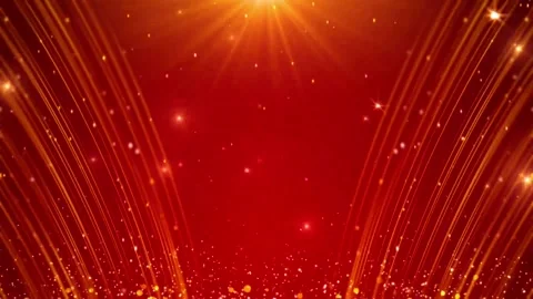High-end elegant red and gold award ceremony stage background material Stock Footage 334029579