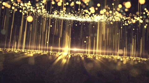 High-end elegant red and gold award ceremony stage background material Video stock 334029580