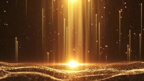 High-end elegant red and gold award ceremony stage background material Stock Footage 334029603