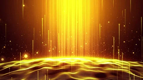 High-end elegant red and gold award ceremony stage background material Video stock 334029656