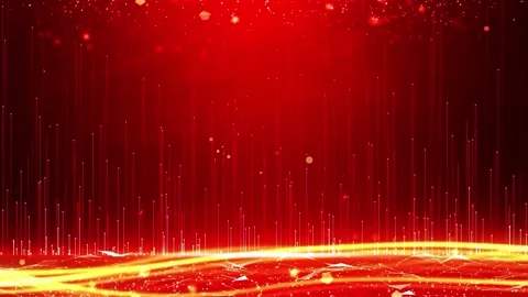 High-end elegant red and gold award ceremony stage background material Stock-Footage 334029657
