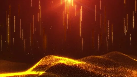 High-end elegant red and gold award ceremony stage background material Stock Footage 334029678