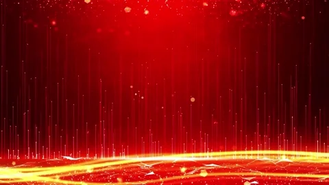 High-end elegant red and gold award ceremony stage background material Stock Footage 334029745