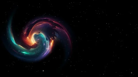 High end elite background featuring swirling of spiral galaxy in universe 스톡 동영상 343298600