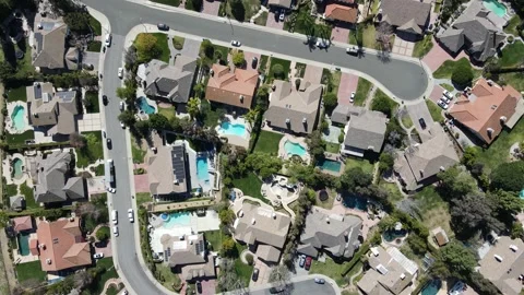 High End Homes Stock Footage 166523765