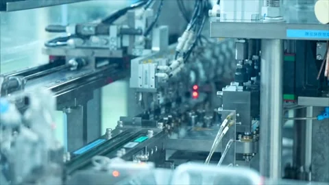 High-end intelligent workshop Stock Footage 322207954