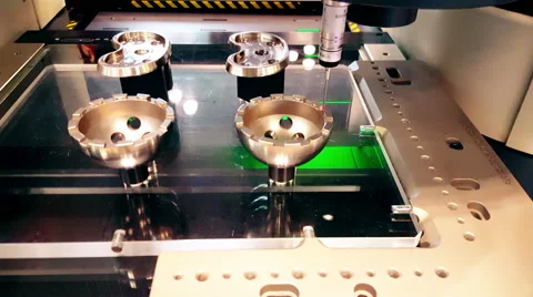 High End Precision Robotic Measuring Machine 4K Stock Footage 51098249