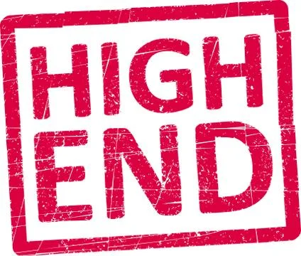 High end rubber stamp イラスト素材