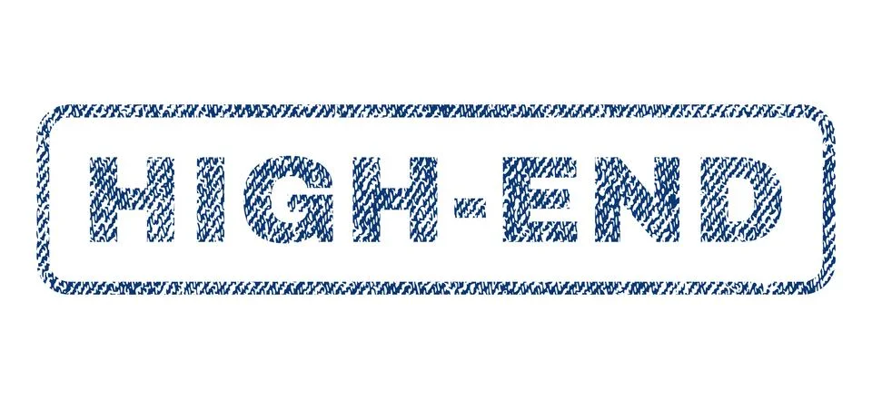 High-End Textile Stamp Stock Illustration