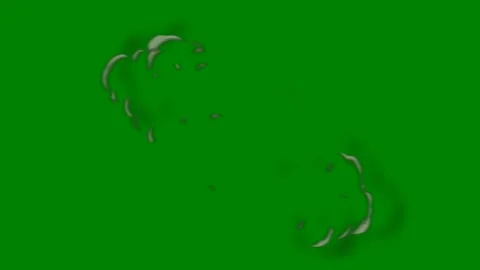 A high-energy explosion effect transitioning on green screen perfect Stock Footage 301386665