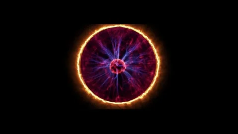 High-energy particle collision explosion Vídeo Stock 342712999