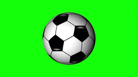 High-energy soccer animation with fast ball motion Stock-Footage 334237697