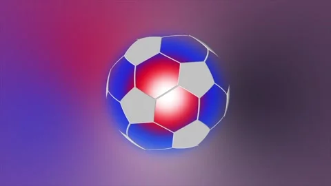 High-energy soccer animation with fast ball motion Stock-Footage 334237724