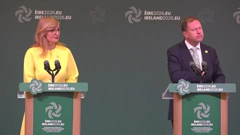 ‘High expectations’ for Irish presidency of EU Council amid turbulent geopoliti Stockbeeldmateriaal 340217124