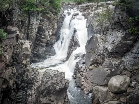 High Falls Gorge Stock Photos