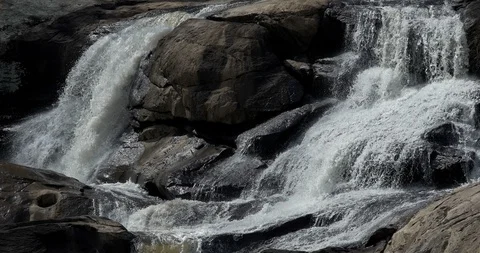High Falls State Park, 50 miles south of Atlanta, Georgia Stock Footage 86559398