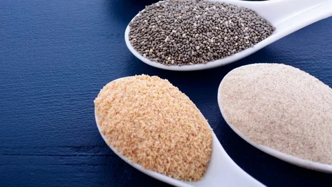 High fiber nutritious grains Stock Footage 79550288