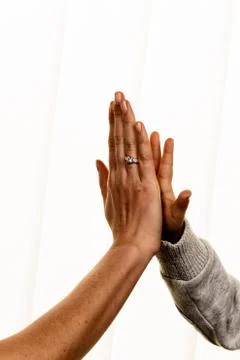 High five gesture Stock Photos