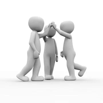 High five Stock Illustration
