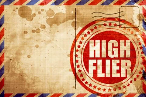 High flier Stock Illustration
