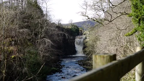 High Force Water Fall Stock Footage 270219134