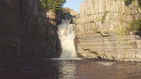 High Force Waterfall Stock Footage 158381477