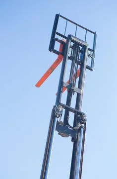 High fork loader sky Stock Photos