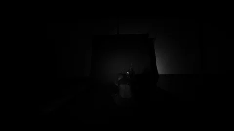 High frame rate black and white shot of dancer expressing anger and hurt Stock-Footage 98672175