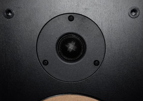 High-frequency speaker of the speaker system Stock Photos