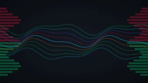 High Frequency Trading Order Flow Tick Stream 스톡 동영상 345224083
